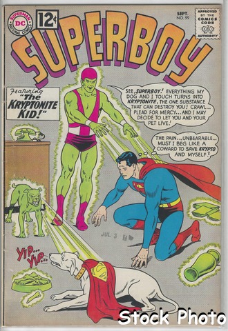 Superboy #099 © September 1962, DC Comics